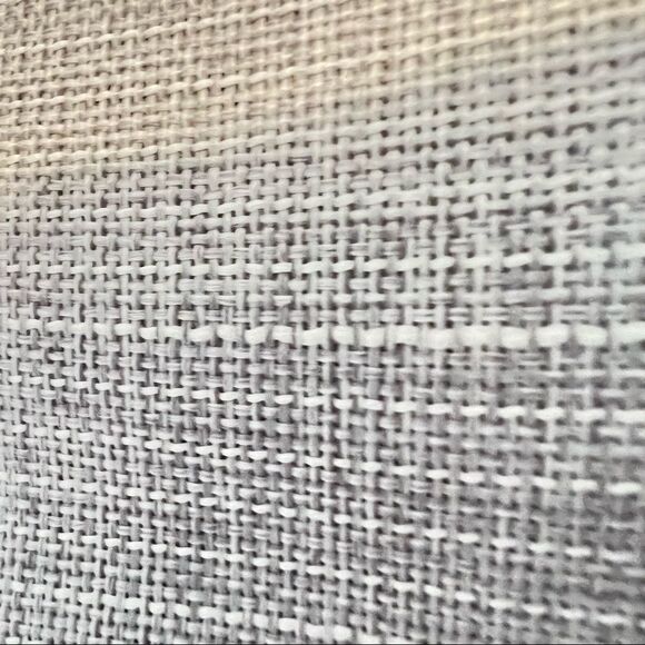 Oxford Grommet Home Window Panels Soft Grey Taupe Tweed Set 2 - Picture 7 of 7